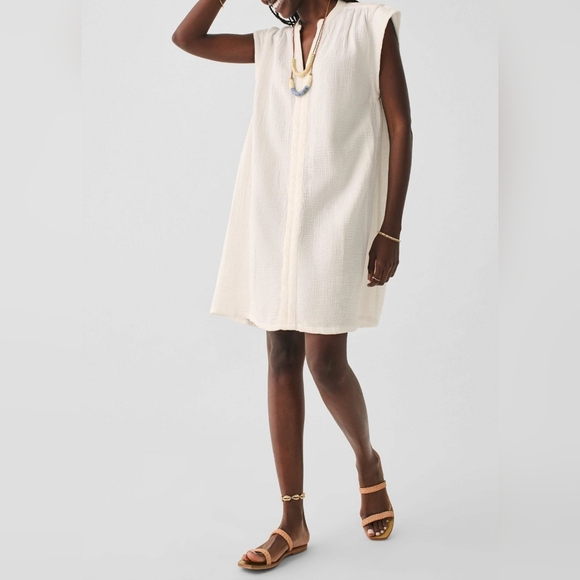 Faherty Dream Cotton Gauze Lucia Dress - Picture 2 of 6